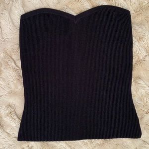 Babaton Sculpt Knit Sweetheart Tube Top